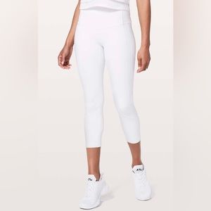 Lululemon All The Right Places Crop II *23" White Size 6